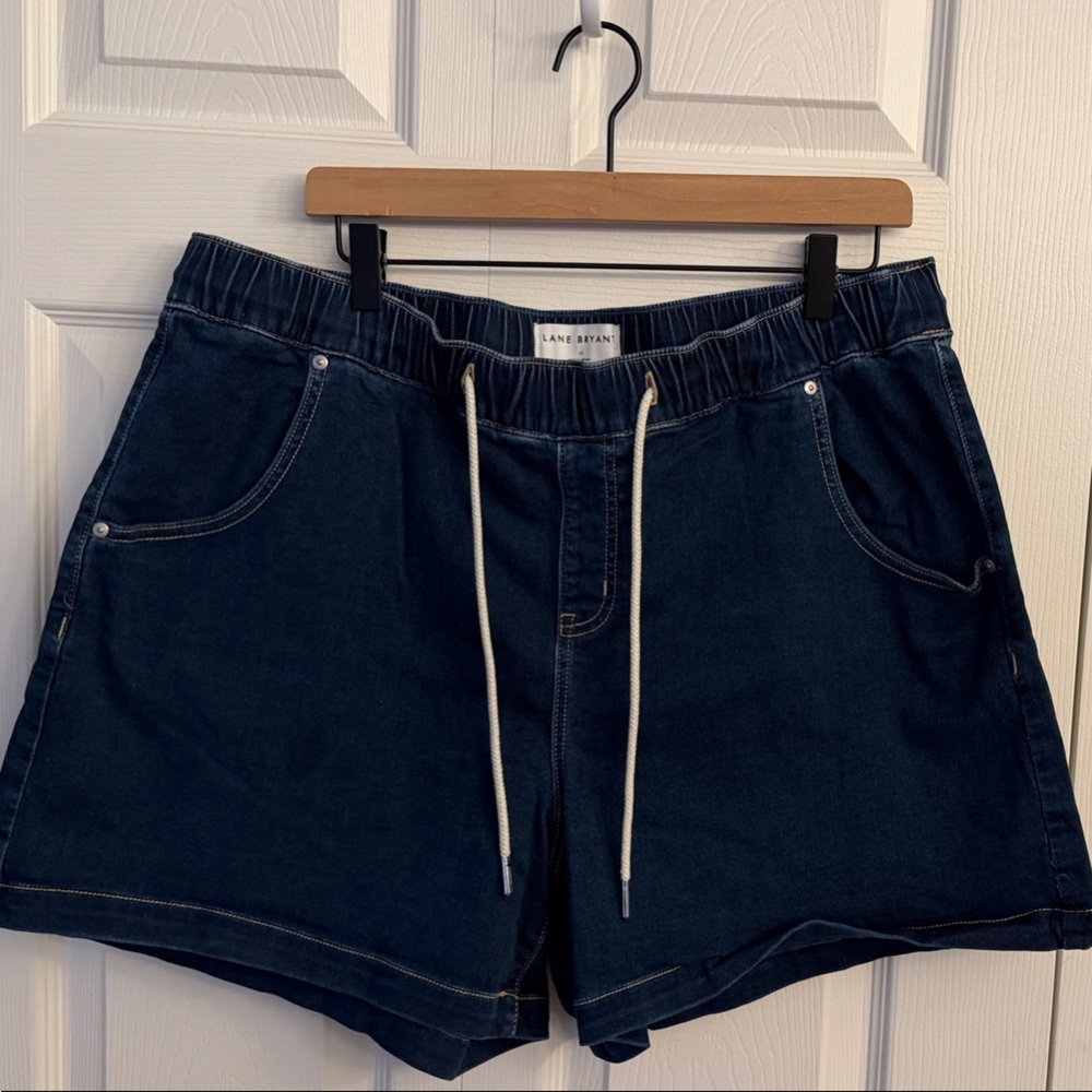 Lane Bryant Women's Dark Blue Jean Shorts